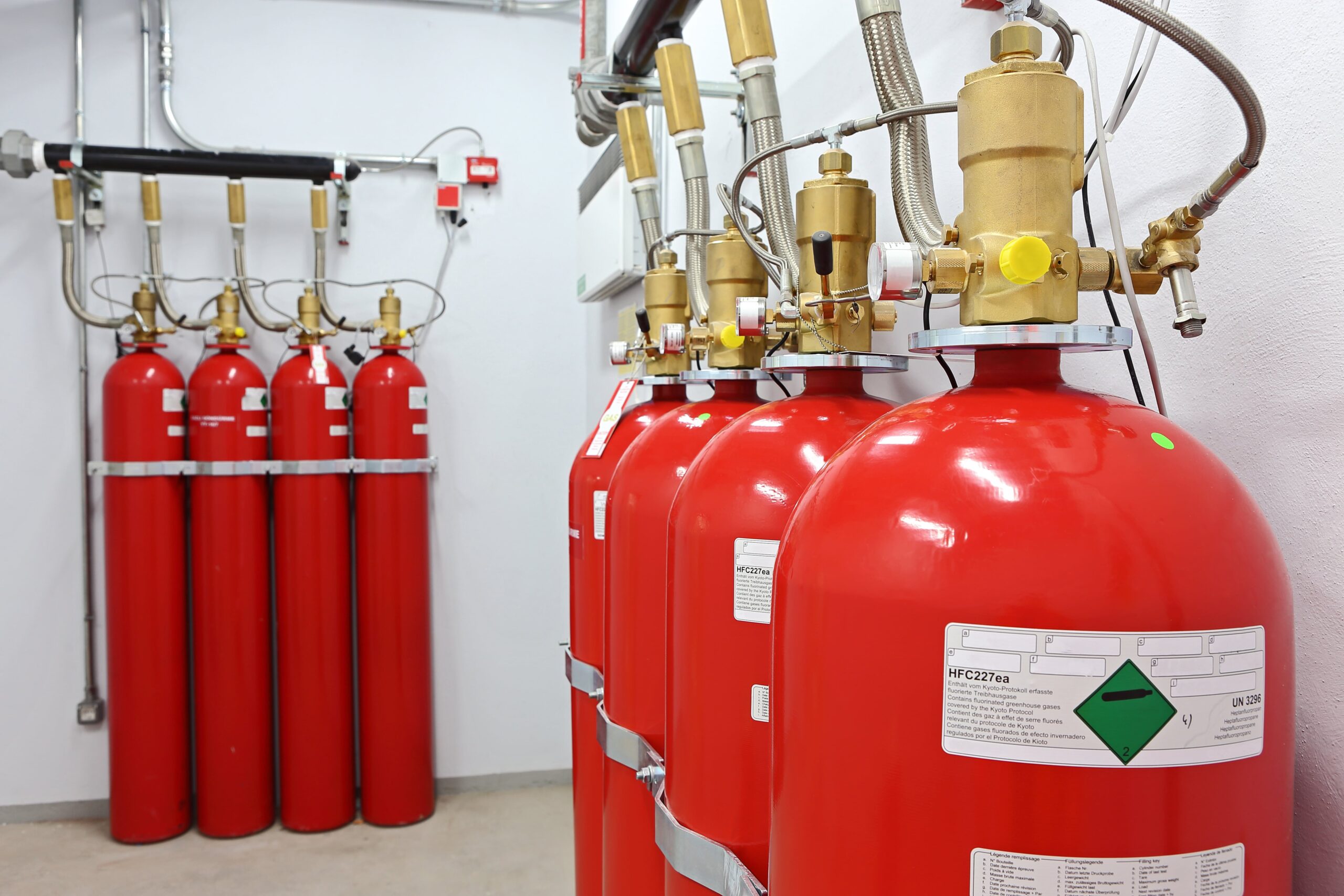 Система газового пожаротушения